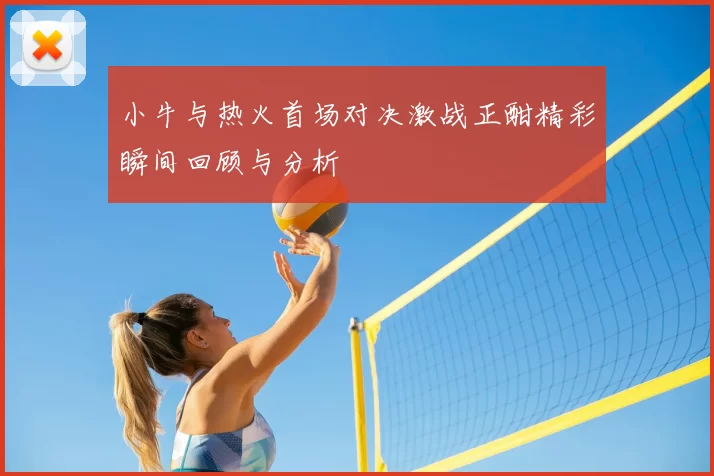 小牛与热火首场对决激战正酣精彩瞬间回顾与分析